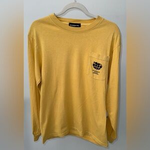 Shadow Hill Motorway‎ Long Sleeve Top in Yellow Gold, Size S